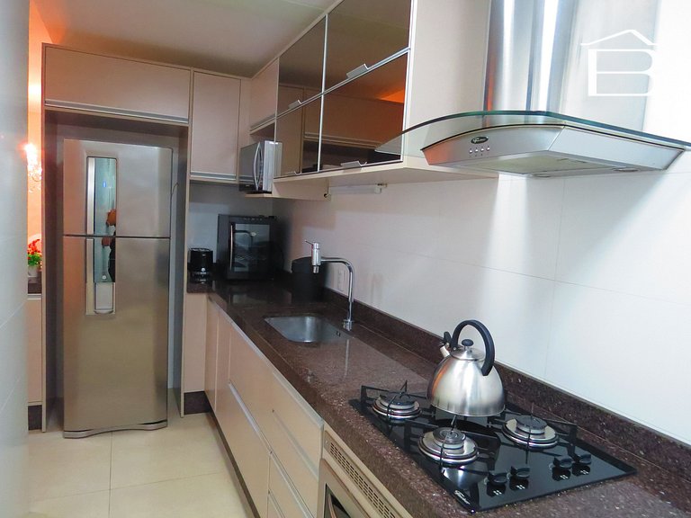 127D - Apartamento no Boulevard para 6 pessoas
