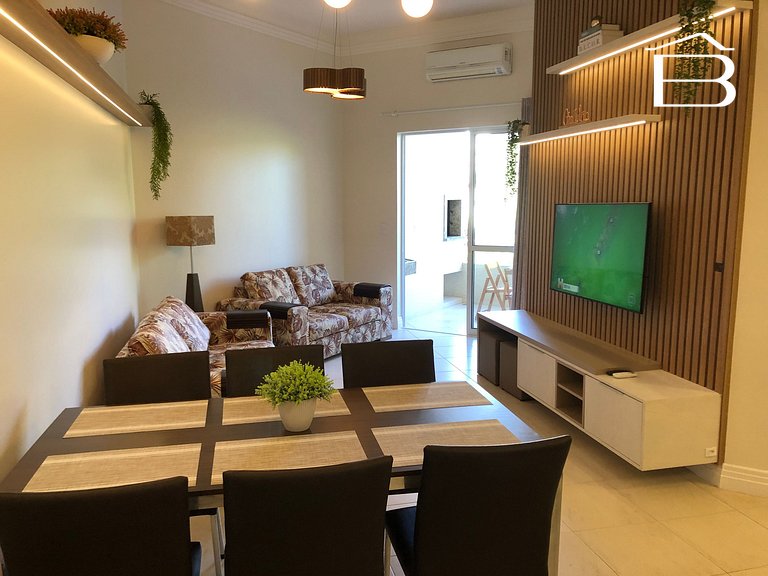 467 - Apartamento 3 quartos para 6 pessoas Bombas