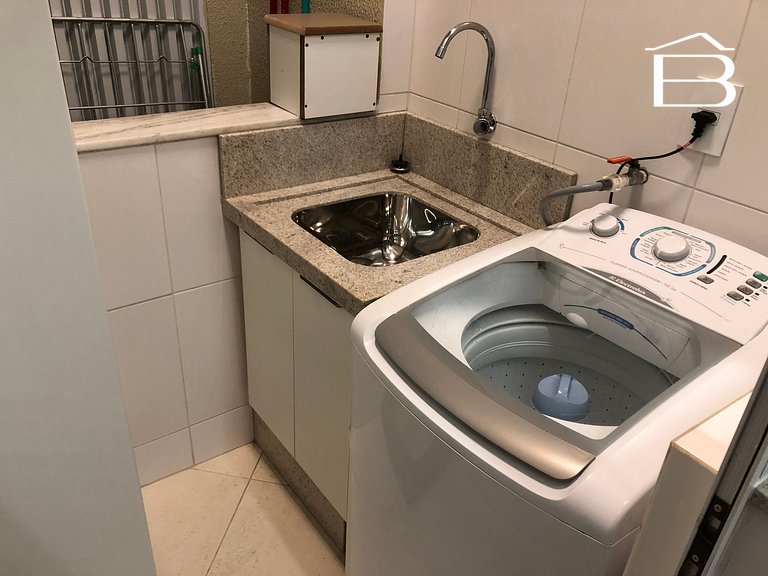 467 - Apartamento 3 quartos para 6 pessoas Bombas