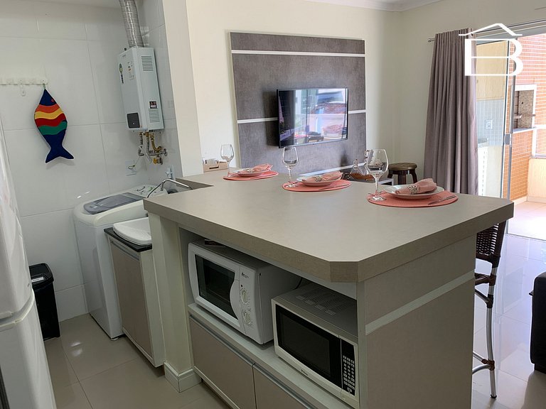 125 - Apartamento para 5 hóspedes em Bombinhas