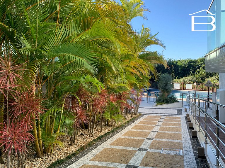 127C - Apartamento para 6 pessoas frente mar praia de Bombas