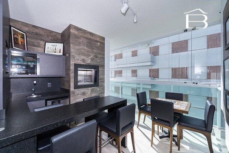 127C - Apartamento para 6 pessoas frente mar praia de Bombas