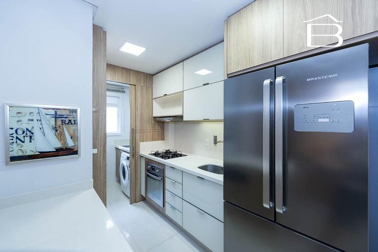 127C - Apartamento para 6 pessoas frente mar praia de Bombas