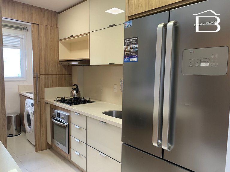 127C - Apartamento para 6 pessoas frente mar praia de Bombas