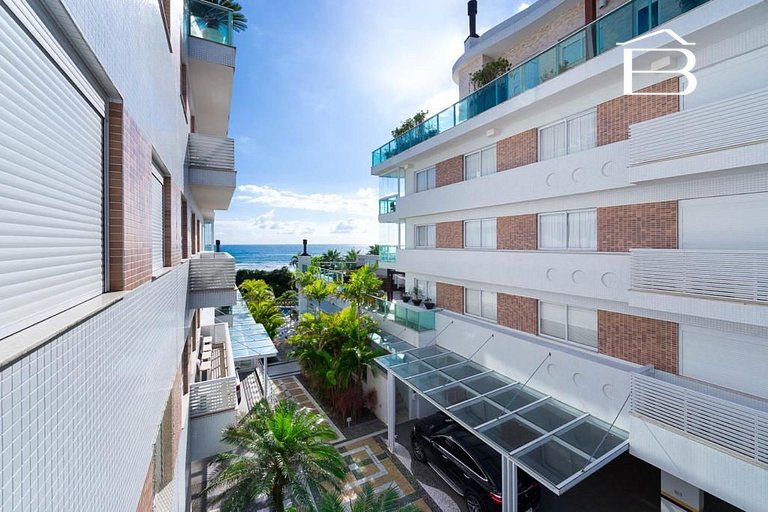 127C - Apartamento para 6 pessoas frente mar praia de Bombas