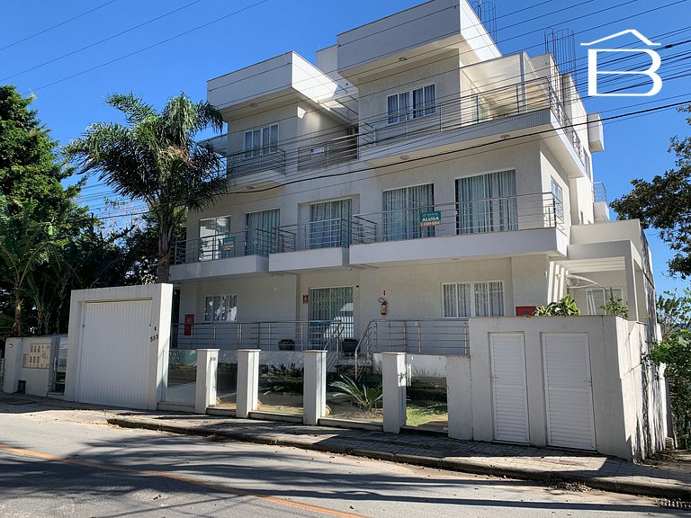 010 - Triplex frente mar até 10 pessoas na Praia da Lagoinha