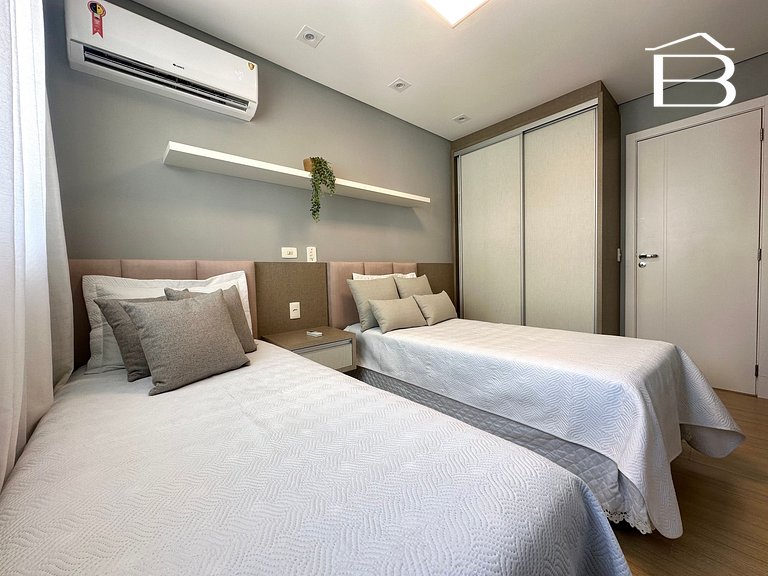 128A - Apartamento com piscina para 6 pessoas