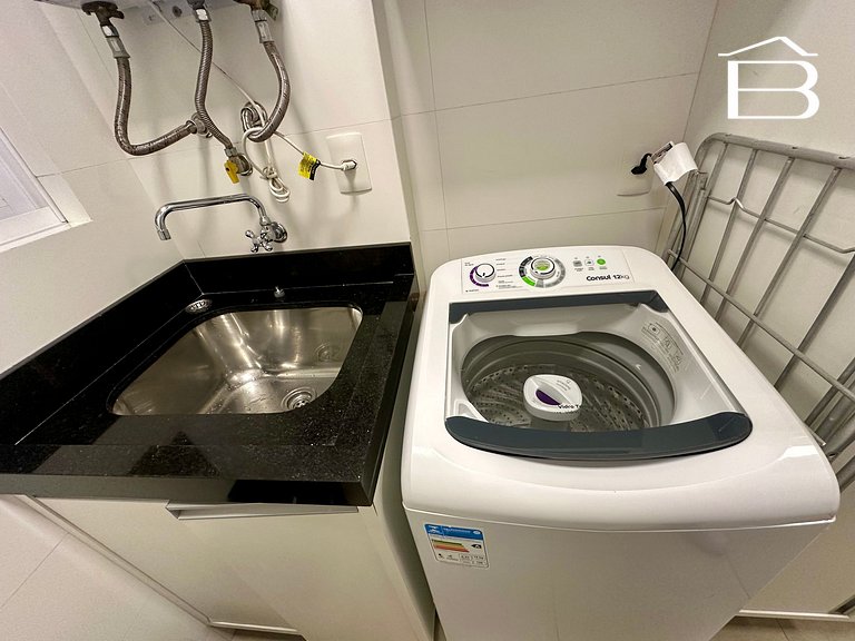 128A - Apartamento com piscina para 6 pessoas