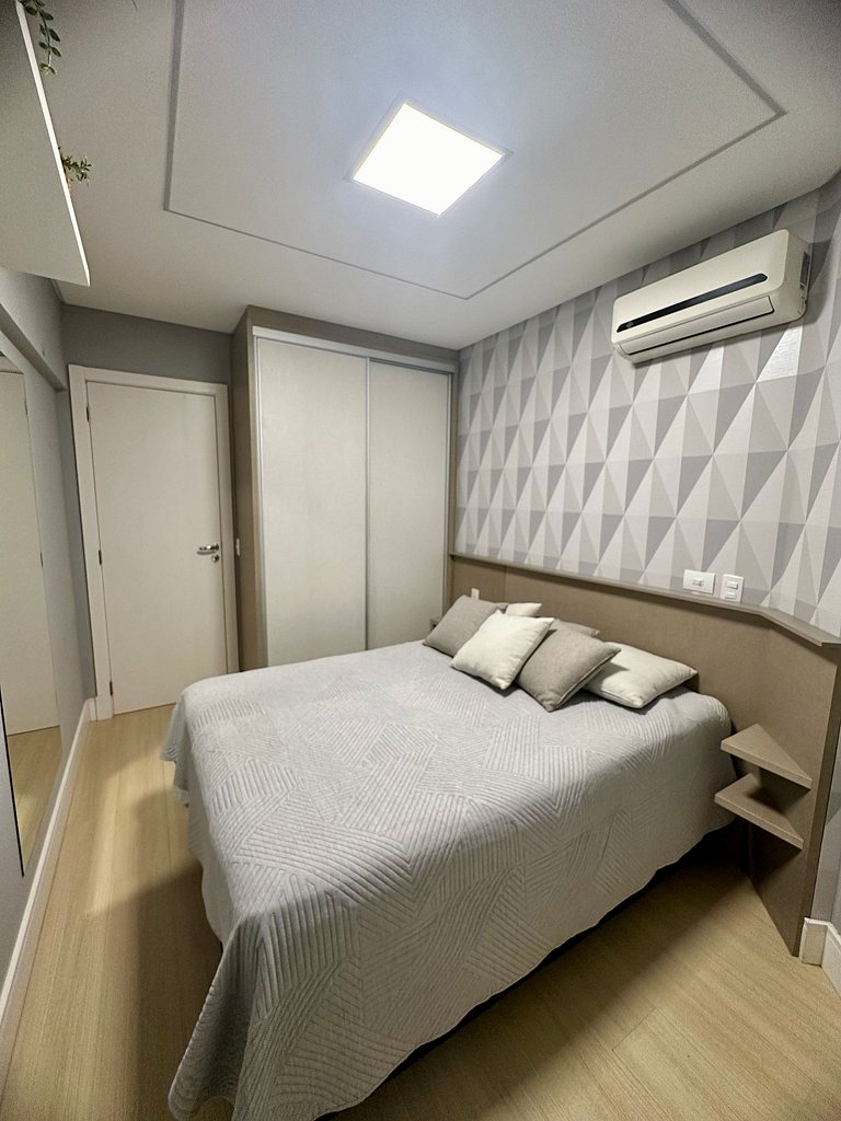 128A - Apartamento com piscina para 6 pessoas