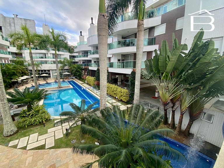 128A - Apartamento com piscina para 6 pessoas