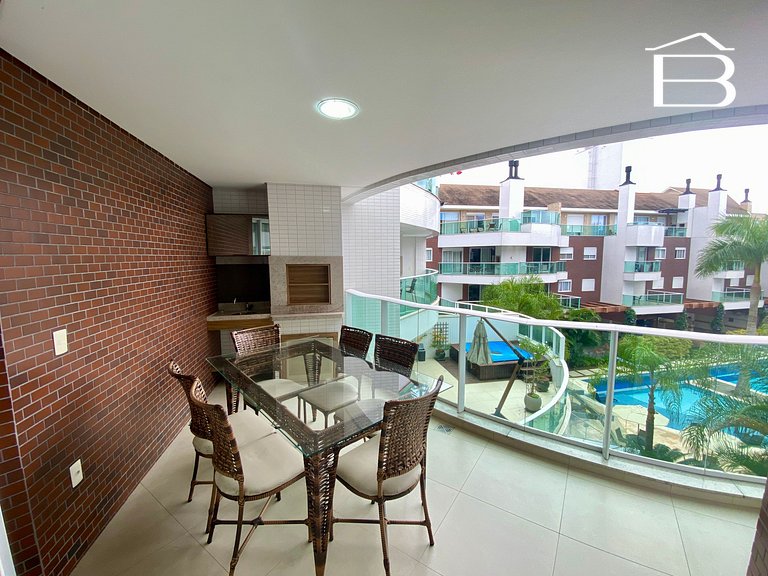 128A - Apartamento com piscina para 6 pessoas