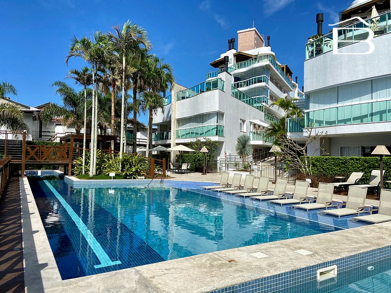127C - Apartamento para 6 pessoas frente mar praia de Bombas