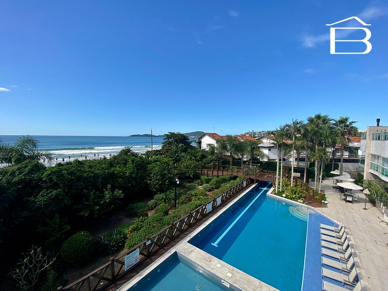 127C - Apartamento para 6 pessoas frente mar praia de Bombas