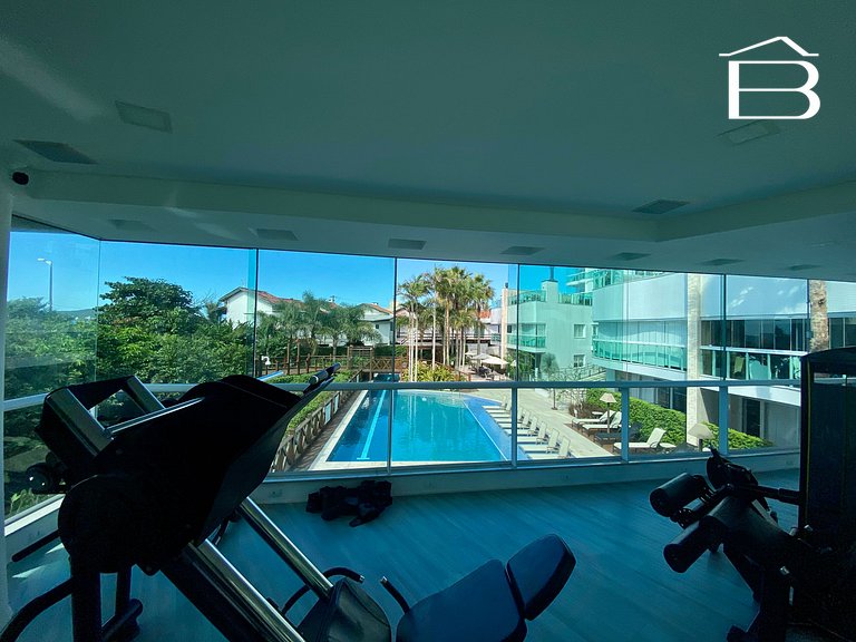 127C - Apartamento para 6 pessoas frente mar praia de Bombas