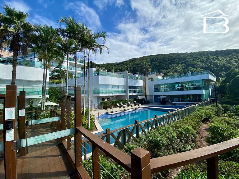 127C - Apartamento para 6 pessoas frente mar praia de Bombas