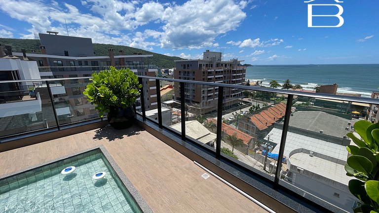 085 - Flat para 4 pessoas com piscina em Bombas