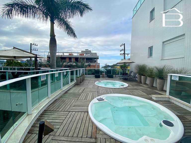 128A - Apartamento com piscina para 6 pessoas