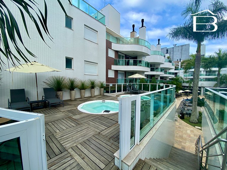 128A - Apartamento com piscina para 6 pessoas