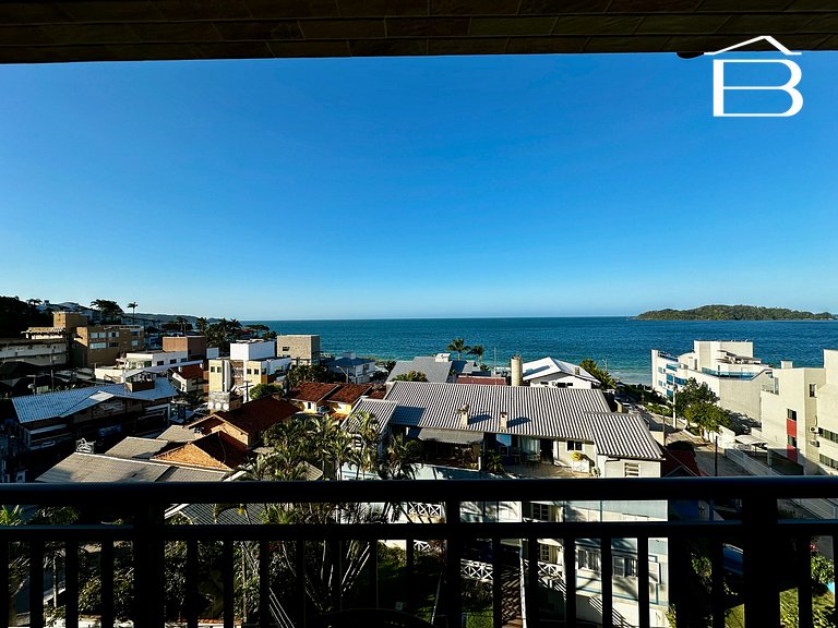 132 - Apto com vista ao mar para 6 pessoas