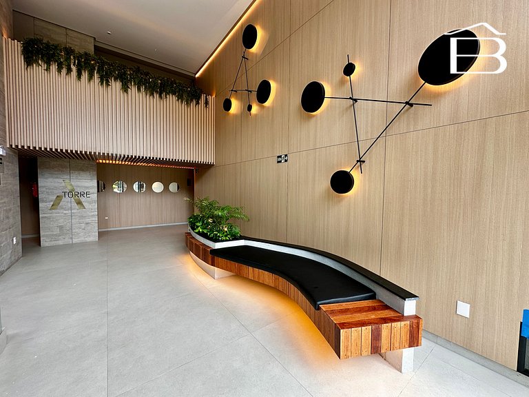 037 - Apartamento para 6 pessoas com piscina