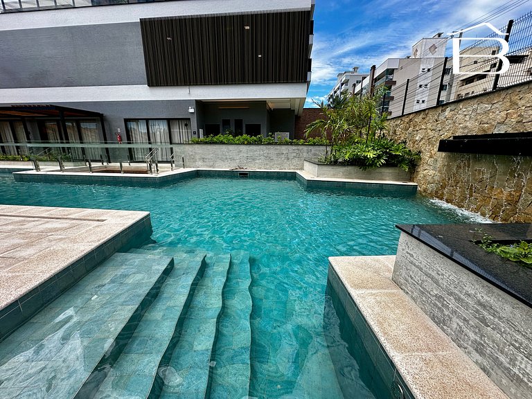 037 - Apartamento para 6 pessoas com piscina