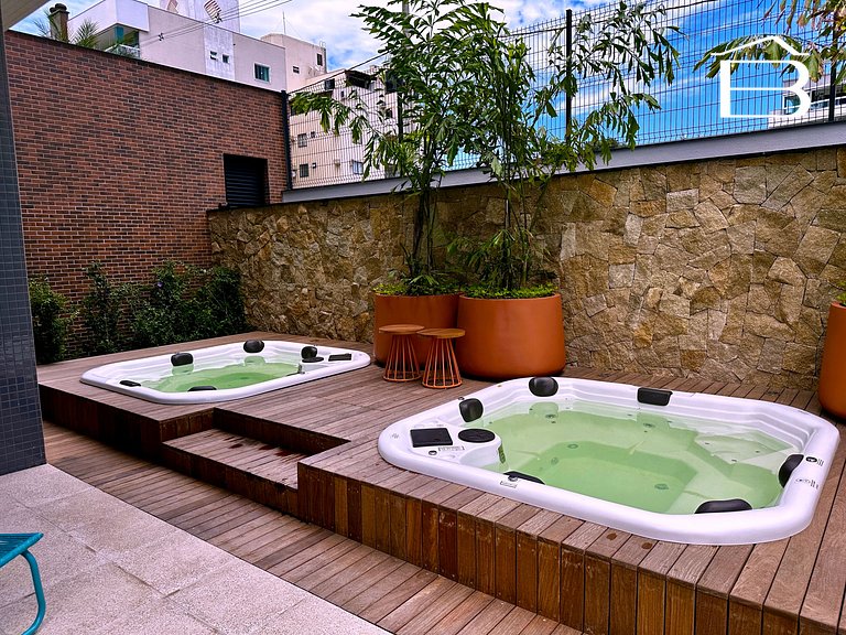 037 - Apartamento para 6 pessoas com piscina