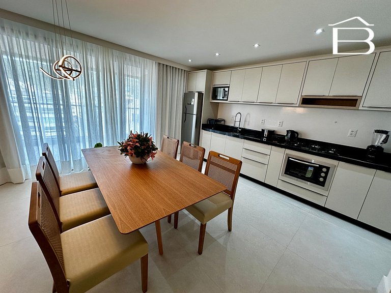 037 - Apartamento para 6 pessoas com piscina