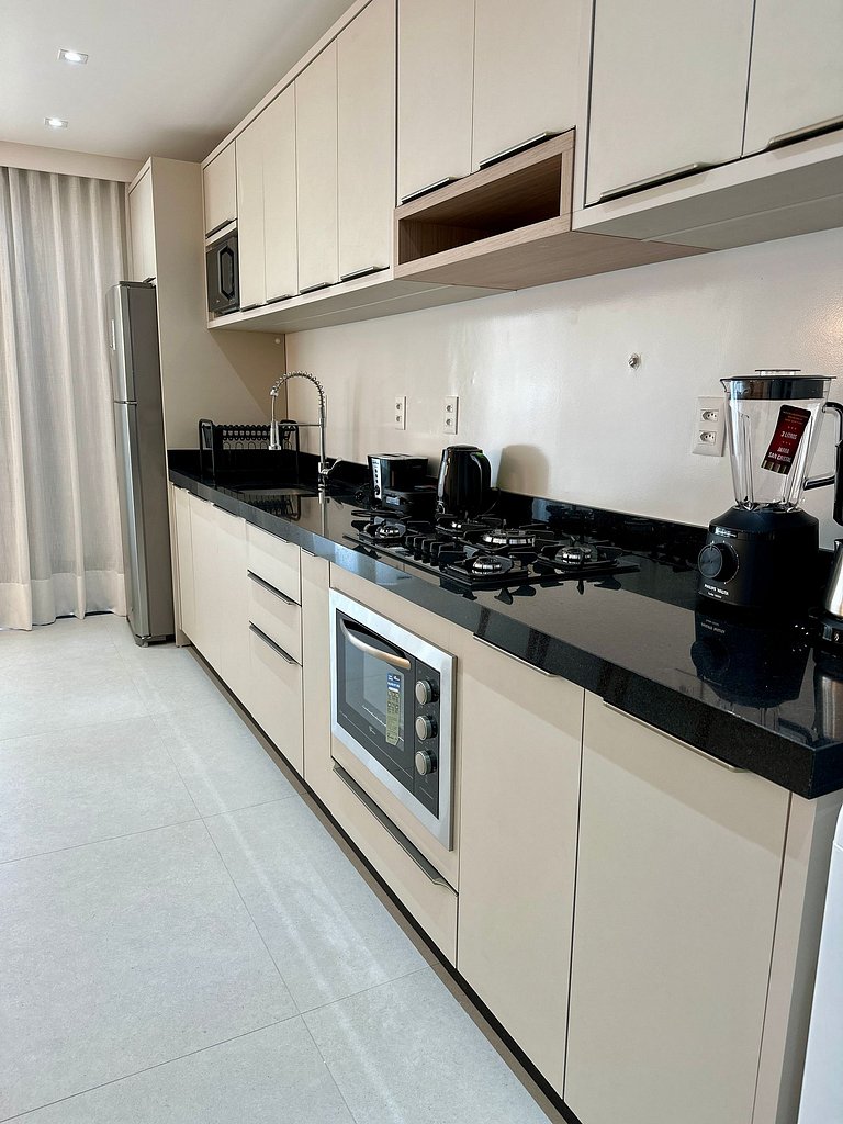 037 - Apartamento para 6 pessoas com piscina