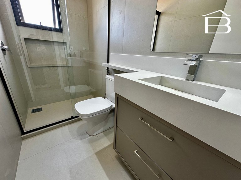 037 - Apartamento para 6 pessoas com piscina