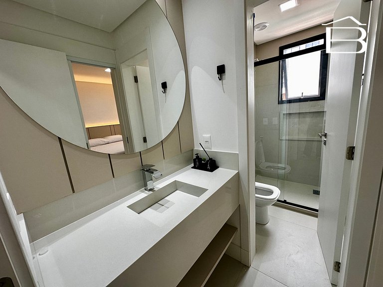 037 - Apartamento para 6 pessoas com piscina