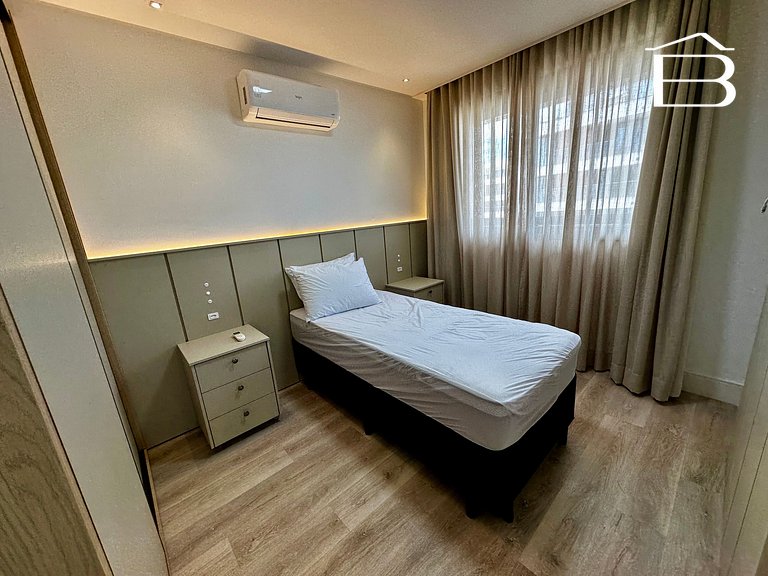 037 - Apartamento para 6 pessoas com piscina