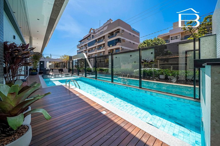 Leme 208 – Apartamento novíssimo a poucos metros do mar em B