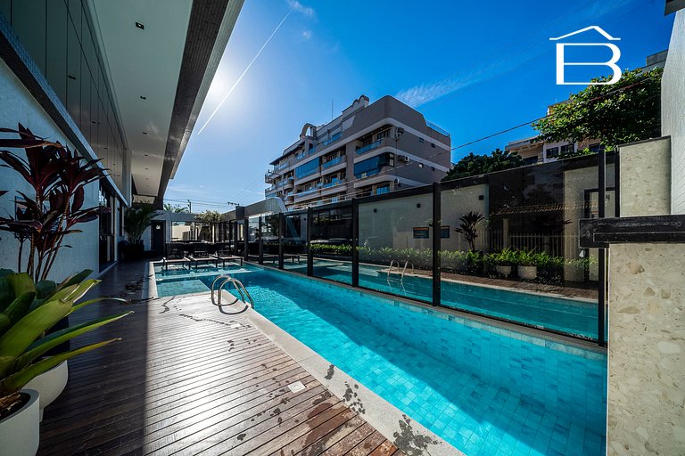 Leme 106 – Apartamento novíssimo a poucos metros do mar em B