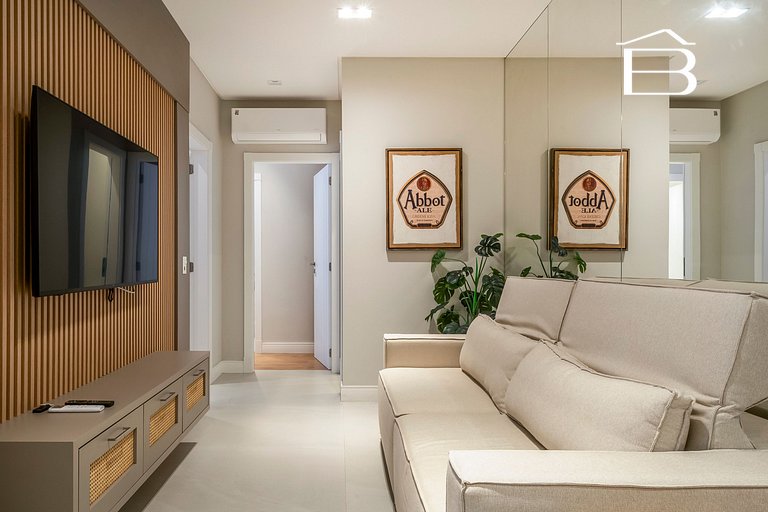 Leme 107 – Apartamento novíssimo a poucos metros do mar em B
