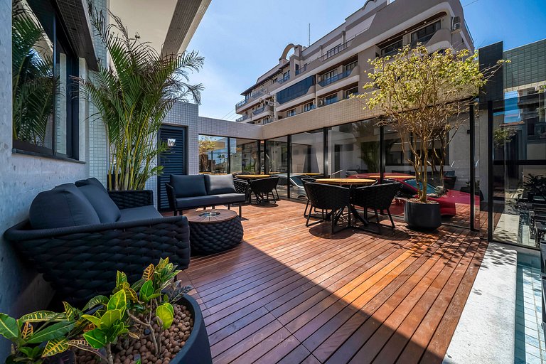 Leme 107 - Novíssimo Apartamento a Poucos Metros do Mar em B