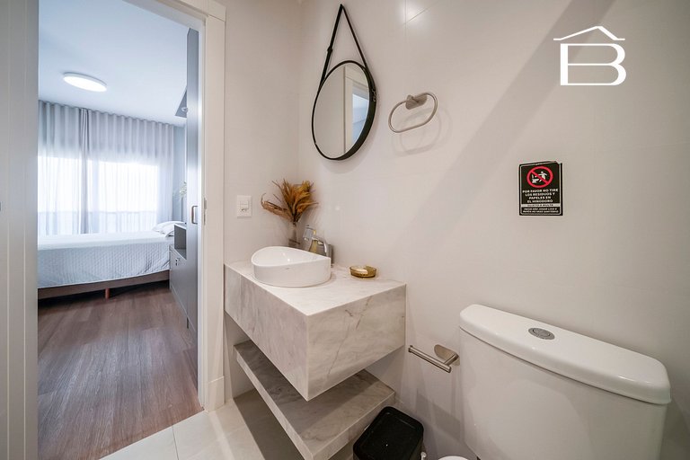 Del Greco 502 - Apartamento em Bombas - 2 quartos - Conforto