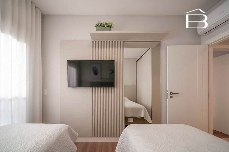 Del Greco 502 - Apartamento em Bombas - 2 quartos - Conforto